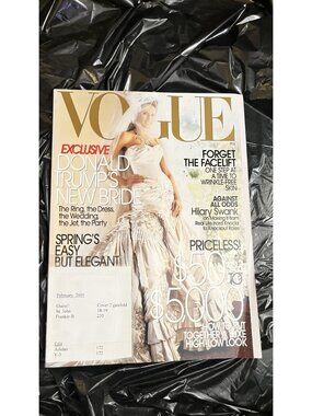 Vogue Magazine February 2005 Donald Trump - Melania Trump Wedding